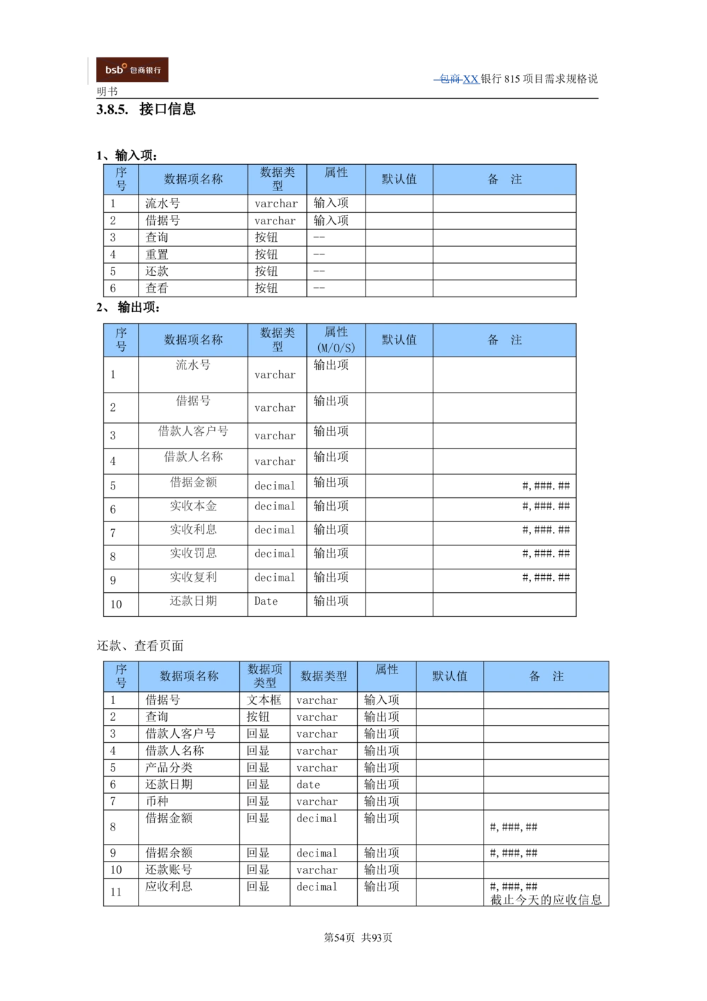 XX银行资产管理项目需求规格说明书V1.4_436套软件开发需求文档_VD516-软件开发需求文档_10各类系统软件开发需求