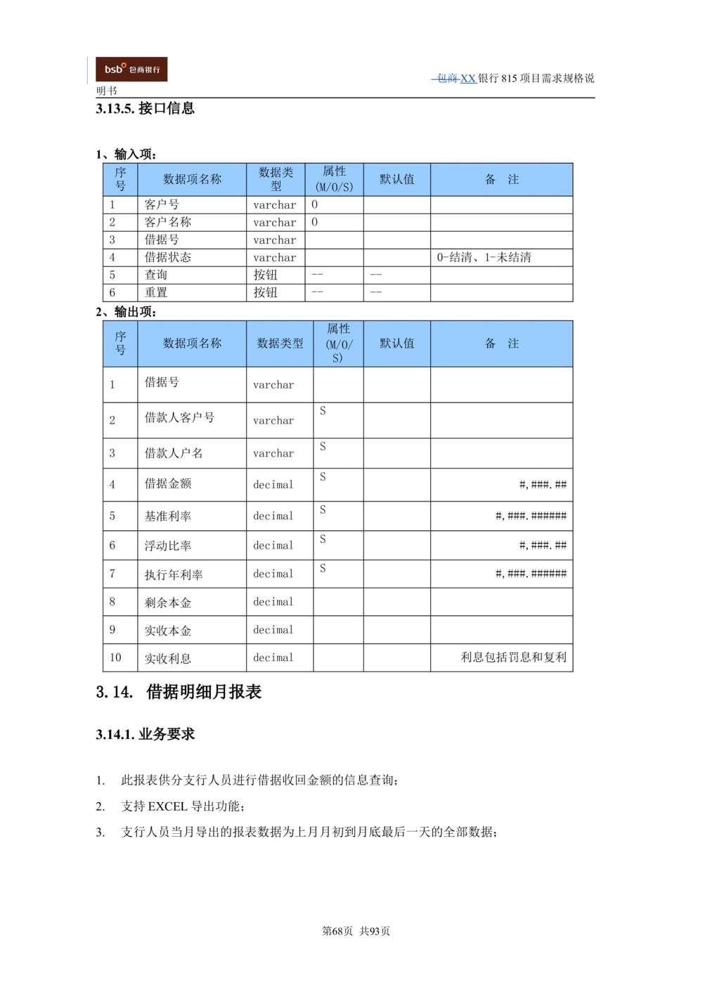 XX银行资产管理项目需求规格说明书V1.4_436套软件开发需求文档_VD516-软件开发需求文档_10各类系统软件开发需求