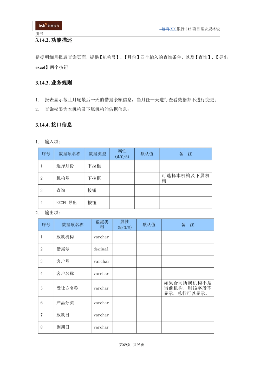XX银行资产管理项目需求规格说明书V1.4_436套软件开发需求文档_VD516-软件开发需求文档_10各类系统软件开发需求