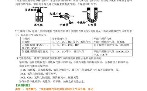 中考总复习：实验室制取气体的研究及实践（提高）知识讲解_中考全科复习资料_北京四中绝密资料05中考化学总复习_40总复习：实验室制取气体的研究及实践（提高）