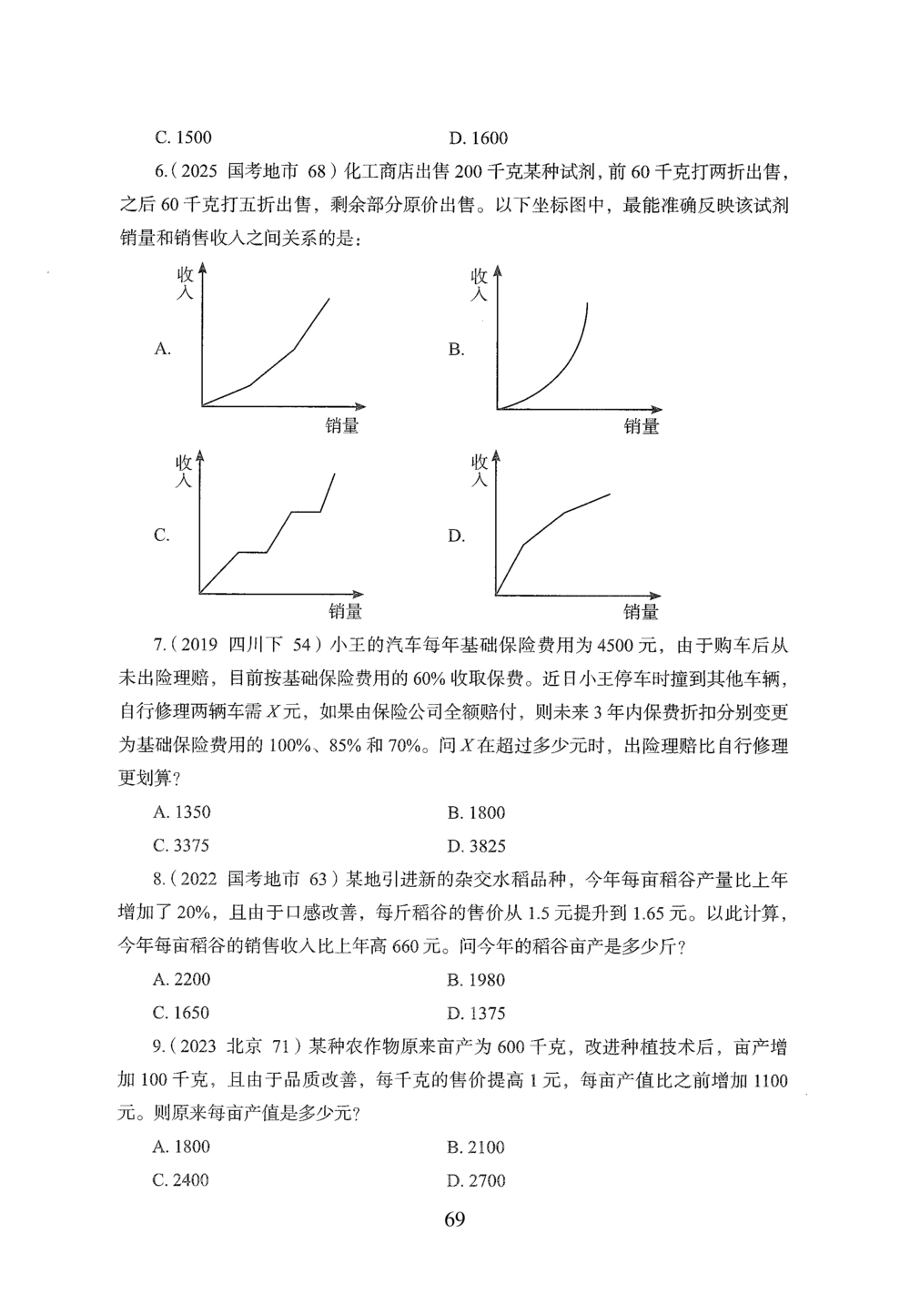 2026年数量关系_2026申论+行测_行测2026版行测5000题_2026年完整版_题目