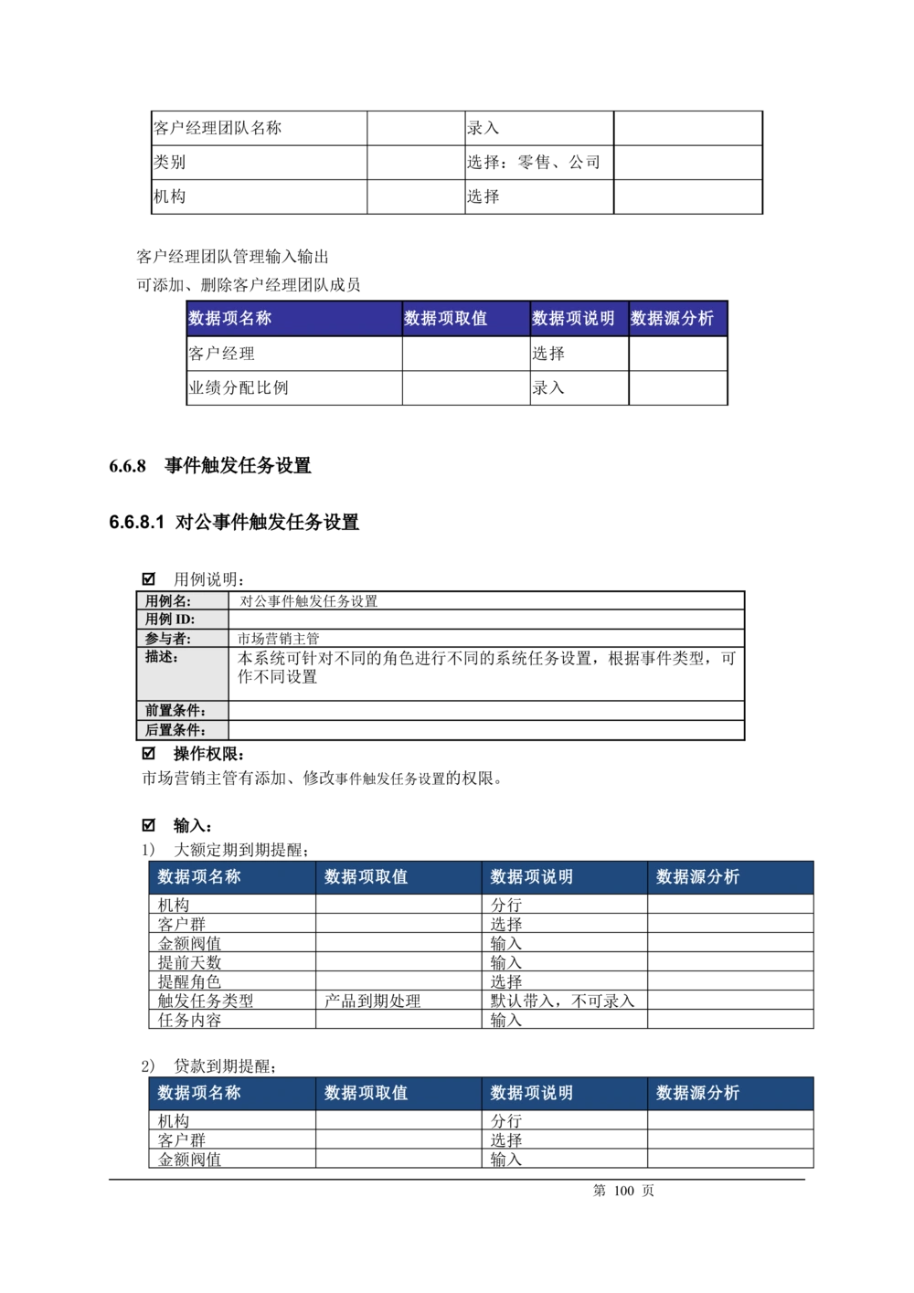 XX银行CRM系统需求规格说明书v1.2_436套软件开发需求文档_VD516-软件开发需求文档_10各类系统软件开发需求