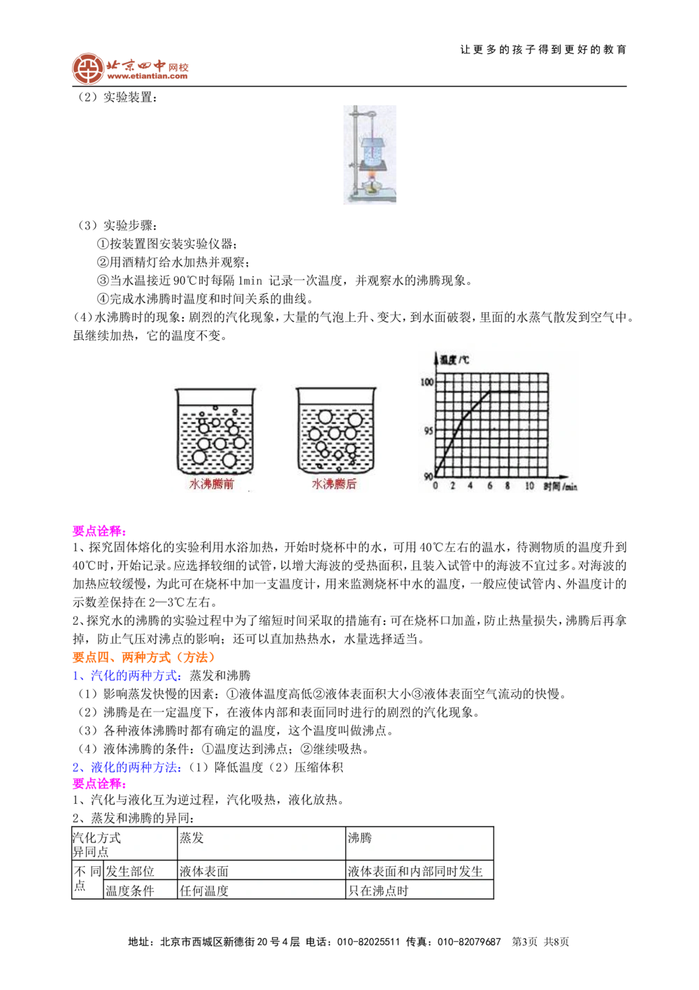 中考复习：物态变化（提高）_中考全科复习资料_北京四中绝密资料04中考物理总复习_07总复习：物态变化（提高）