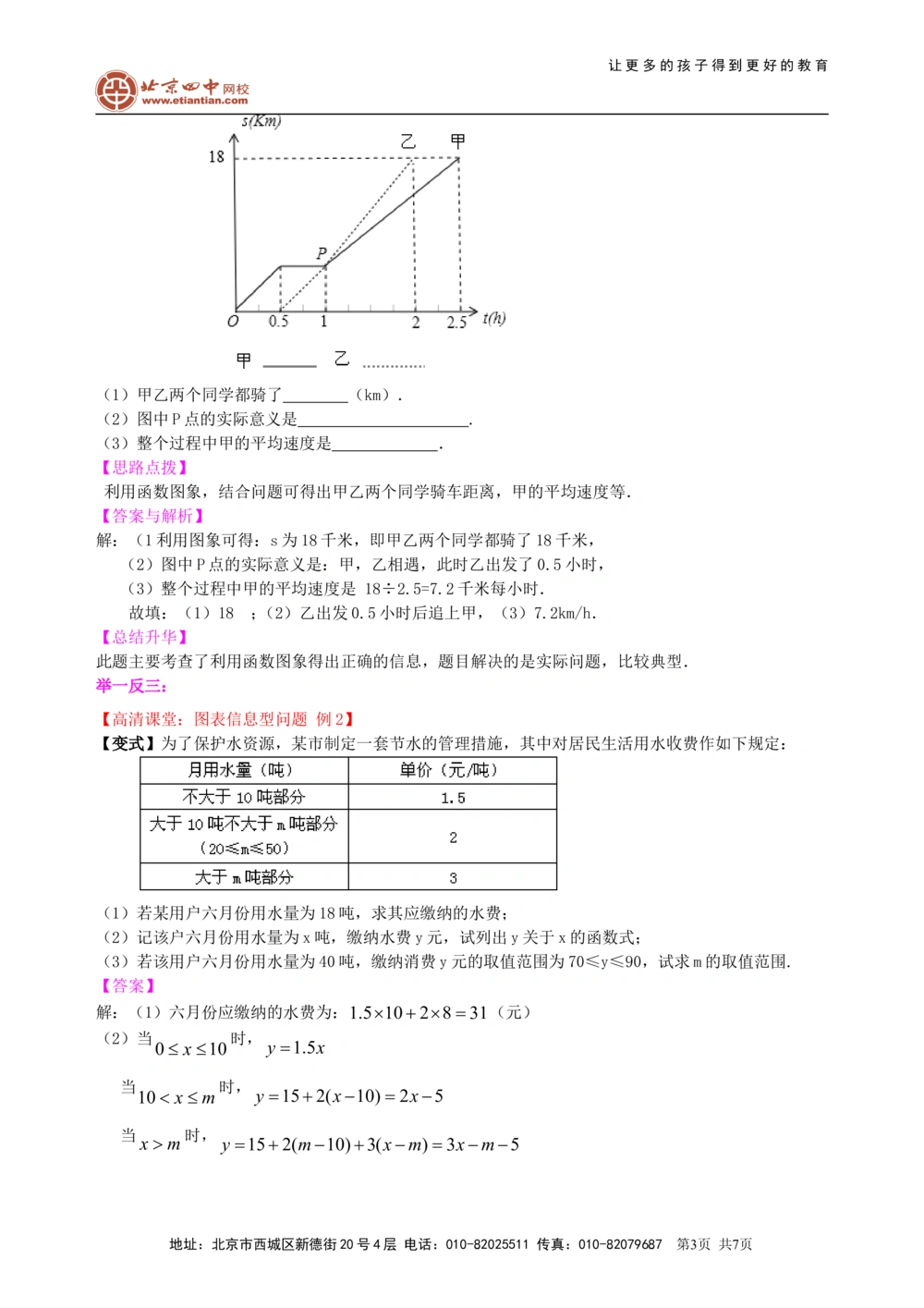 中考冲刺：图表信息型问题--知识讲解（基础）_中考全科复习资料_北京四中绝密资料02中考数学总复习_50中考冲刺：图表信息型问题（基础）