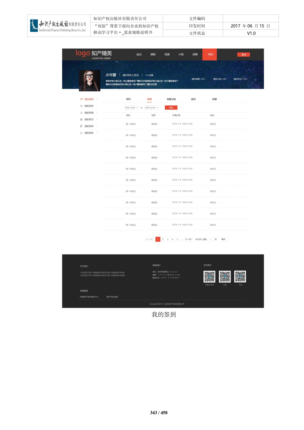 双创背景下面向企业的知识产权移动学习平台-培训端_需求规格说明书V2.8_436套软件开发需求文档_VD516-软件开发需求文档_10各类系统软件开发需求_更新内容