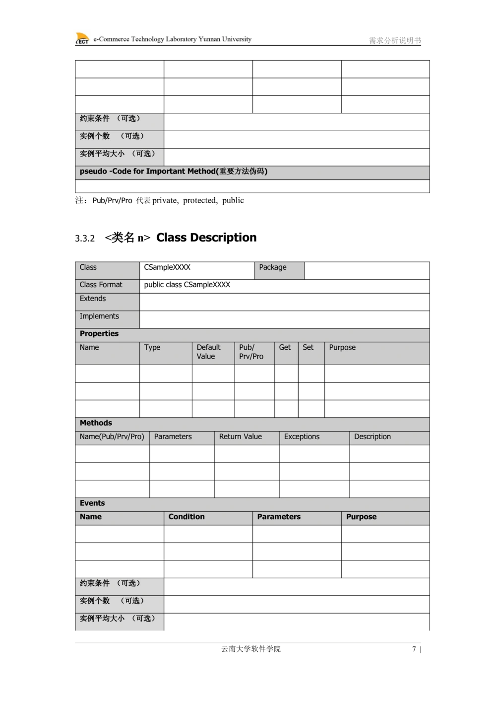 详细设计说明书-面向对象_436套软件开发需求文档_VD516-软件开发需求文档_04详细设计说明书（22份）