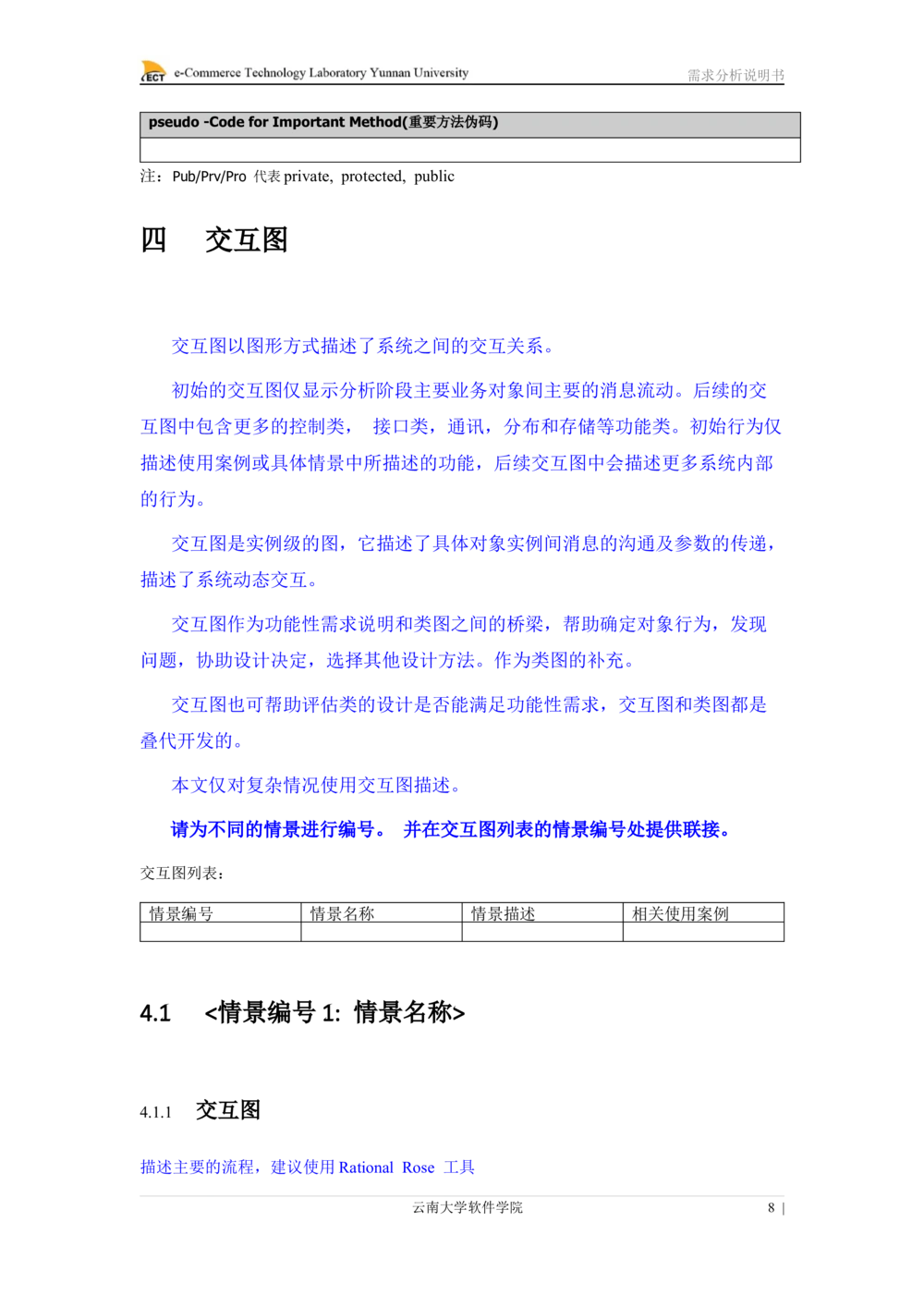 详细设计说明书-面向对象_436套软件开发需求文档_VD516-软件开发需求文档_04详细设计说明书（22份）