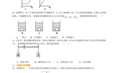 中考总复习：浮力（提高）巩固练习_中考全科复习资料_北京四中绝密资料04中考物理总复习_19总复习：浮力（提高）