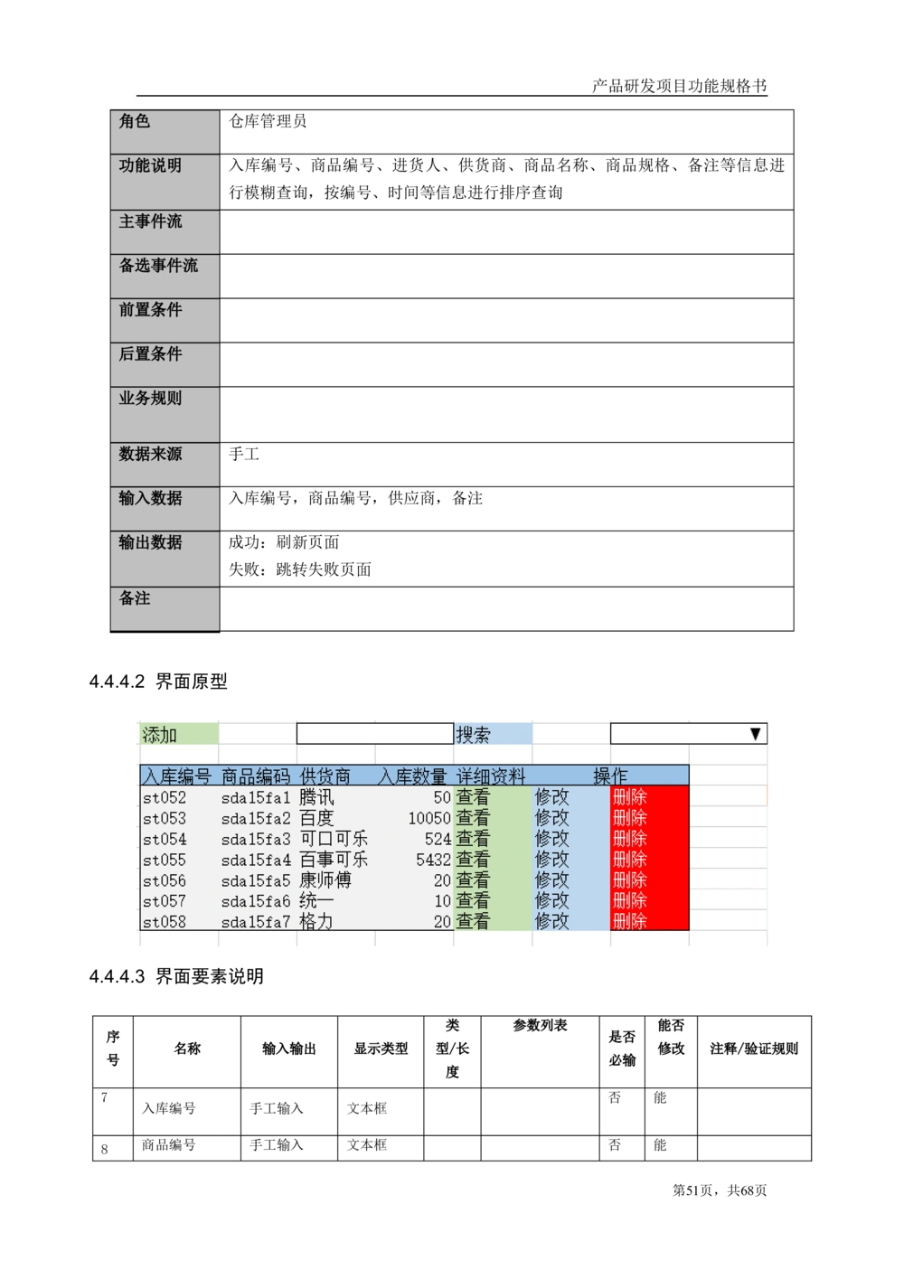 库存管理系统需求文档_436套软件开发需求文档_VD516-软件开发需求文档_10各类系统软件开发需求_更新内容_产品需求文档案例（73份）