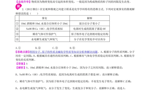 中考总复习：构成物质的几种粒子&mdash;&mdash;分子、原子、离子知识讲解_中考全科复习资料_北京四中绝密资料05中考化学总复习_25总复习：构成物质的几种粒子&mdash;&mdash;分子、原子、离子