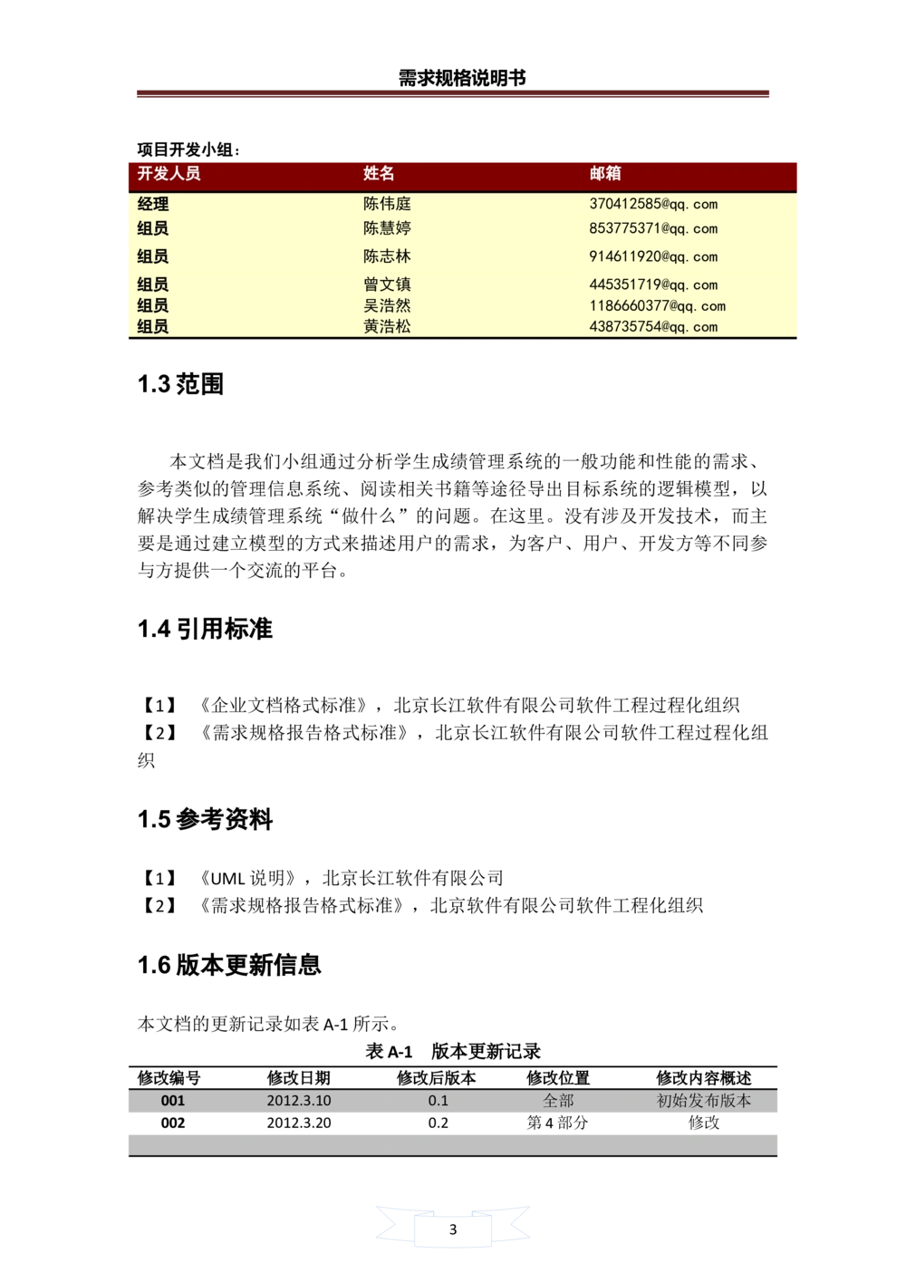 学生成绩管理系统需求规格说明书_436套软件开发需求文档_VD516-软件开发需求文档_10各类系统软件开发需求_更新内容_产品需求文档案例（73份）