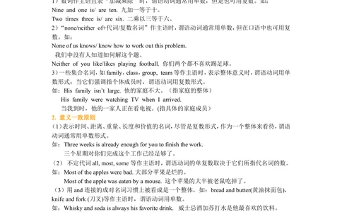 主谓一致及倒装（基础讲解）1_中考全科复习资料_北京四中绝密资料03中考英语总复习_14主谓一致和倒装