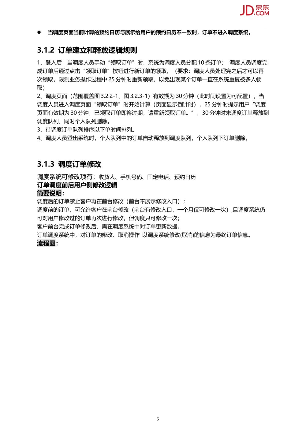 京东订单多维度调度系统PRD1.0_436套软件开发需求文档_VD516-软件开发需求文档_10各类系统软件开发需求_更新内容_产品需求文档案例（73份）