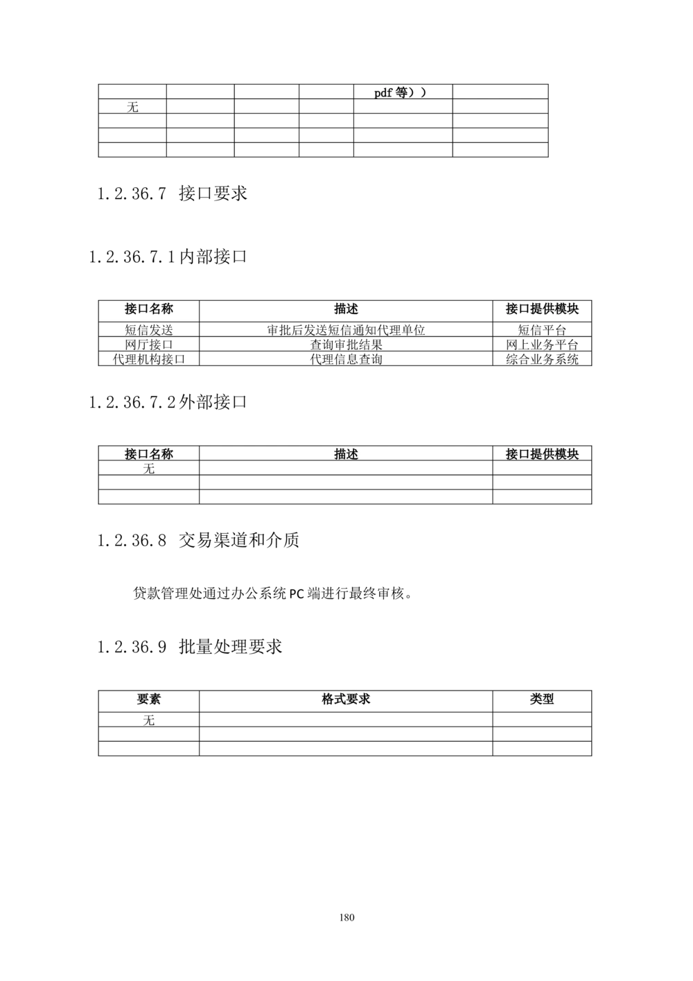 内部管理子系统-住房公积金贷款行政管理模块用户需求规格说明书V2.3_436套软件开发需求文档_VD516-软件开发需求文档_10各类系统软件开发需求_更新内容