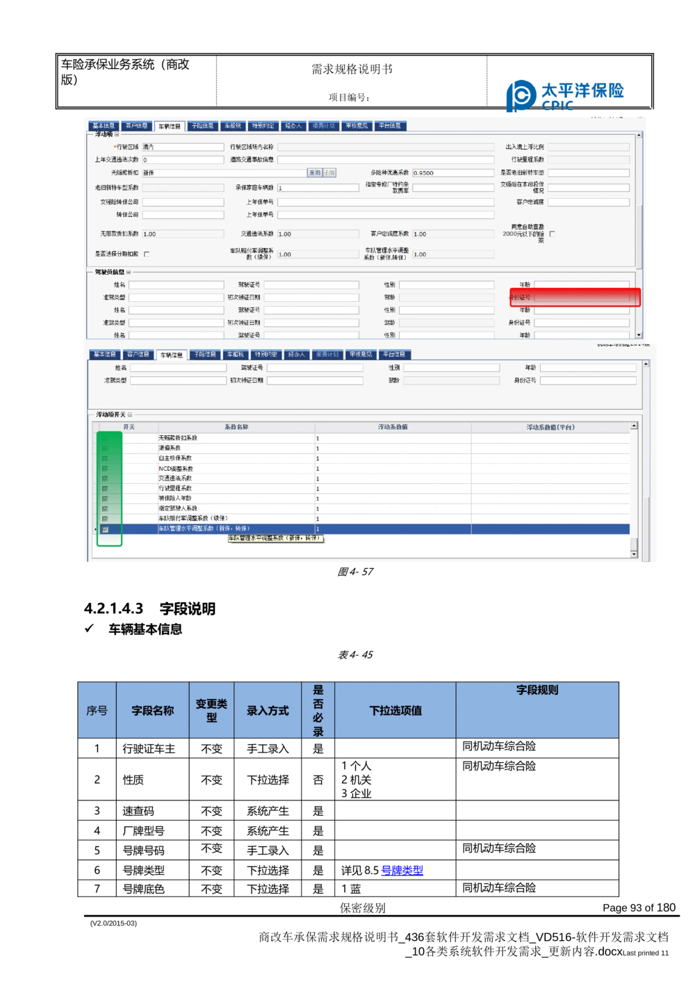 商改车承保需求规格说明书_436套软件开发需求文档_VD516-软件开发需求文档_10各类系统软件开发需求_更新内容