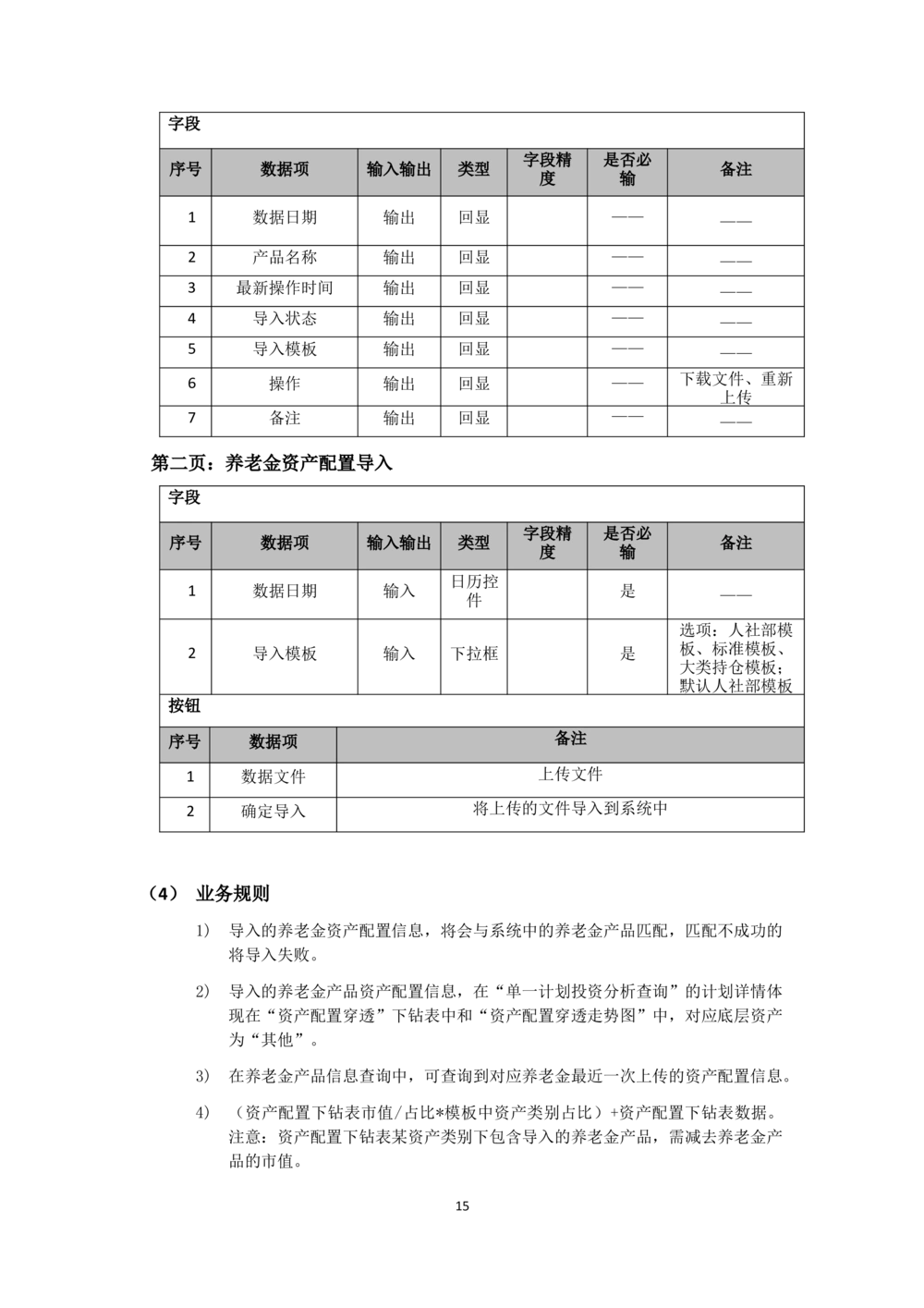 企业年金基金监督管理系统需求规格说明书-v0.5_436套软件开发需求文档_VD516-软件开发需求文档_10各类系统软件开发需求_更新内容