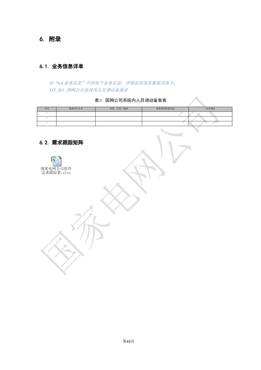 基于大数据平台的客户侧能量管理及信息增值服务业务需求规格说明书信_436套软件开发需求文档_VD516-软件开发需求文档_10各类系统软件开发需求