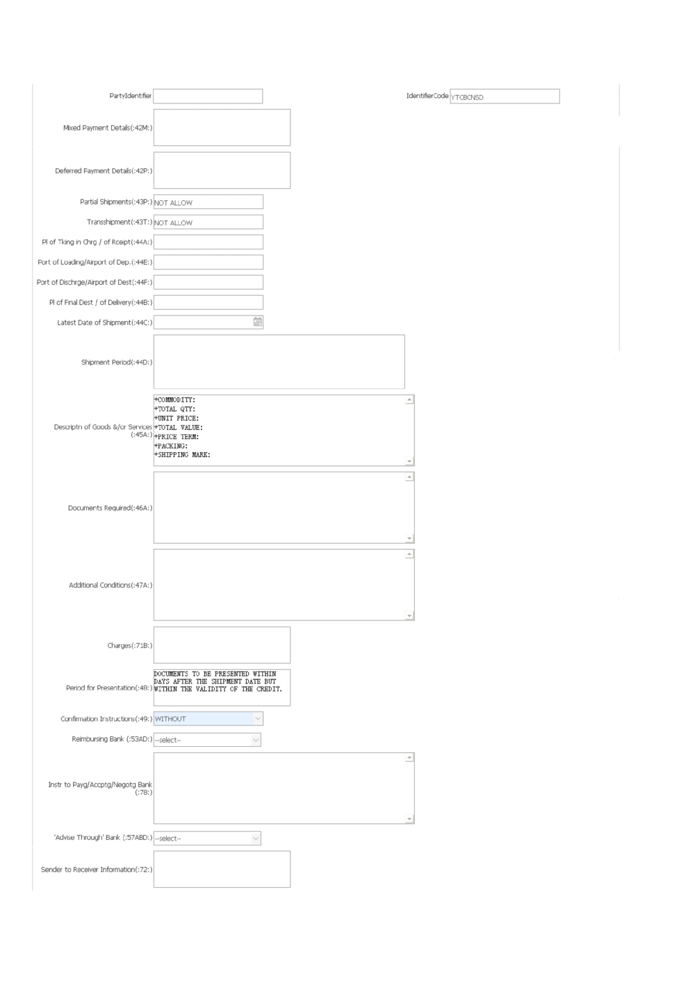 新一代国际结算系统需求规格说明书（进口信用证）V1.0_436套软件开发需求文档_VD516-软件开发需求文档_10各类系统软件开发需求