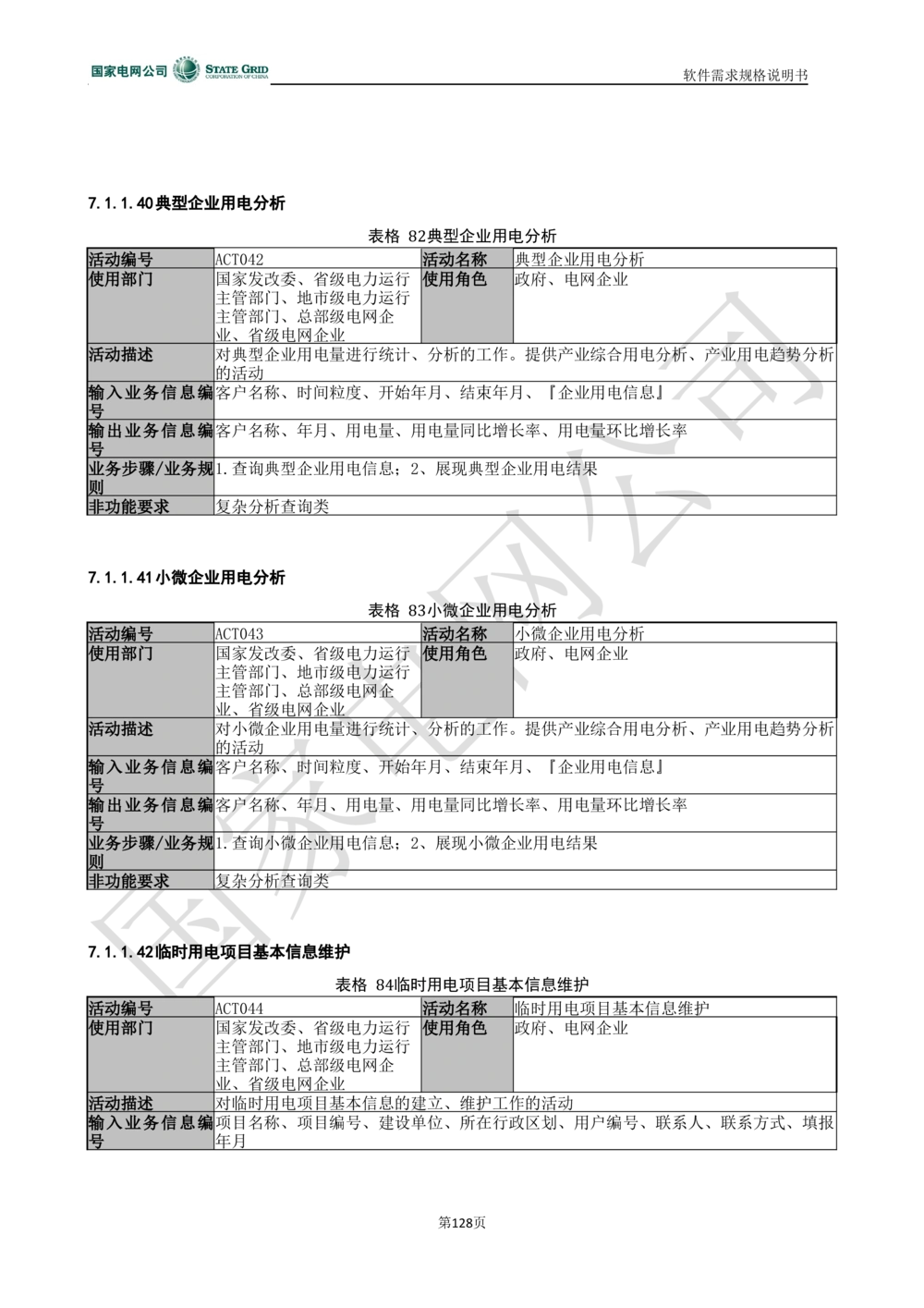 电能服务平台软件需求规格说明书-V1.0_436套软件开发需求文档_VD516-软件开发需求文档_10各类系统软件开发需求