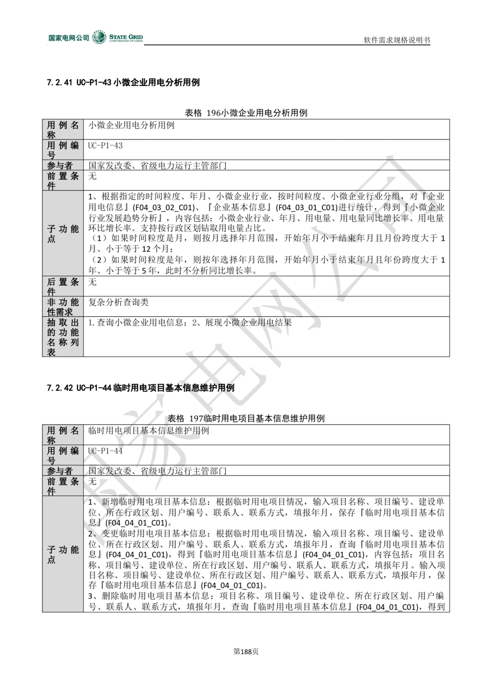 电能服务平台软件需求规格说明书-V1.0_436套软件开发需求文档_VD516-软件开发需求文档_10各类系统软件开发需求