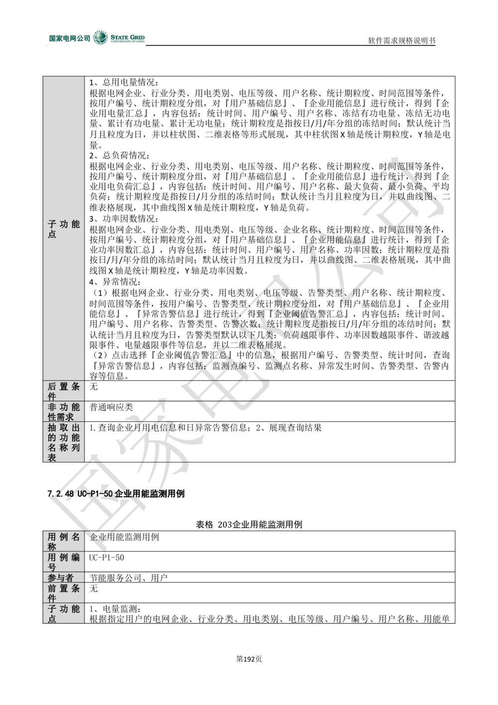 电能服务平台软件需求规格说明书-V1.0_436套软件开发需求文档_VD516-软件开发需求文档_10各类系统软件开发需求