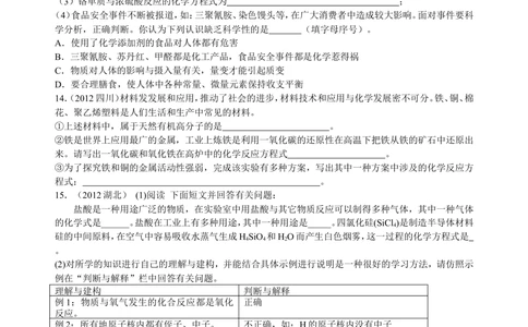 中考总复习：质量守恒定律和化学方程式（提高）巩固练习_中考全科复习资料_北京四中绝密资料05中考化学总复习_31中考总复习：质量守恒定律和化学方程式(提高）