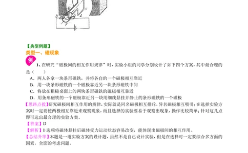 中考总复习：电与磁知识讲解_中考全科复习资料_北京四中绝密资料04中考物理总复习_35总复习：电与磁