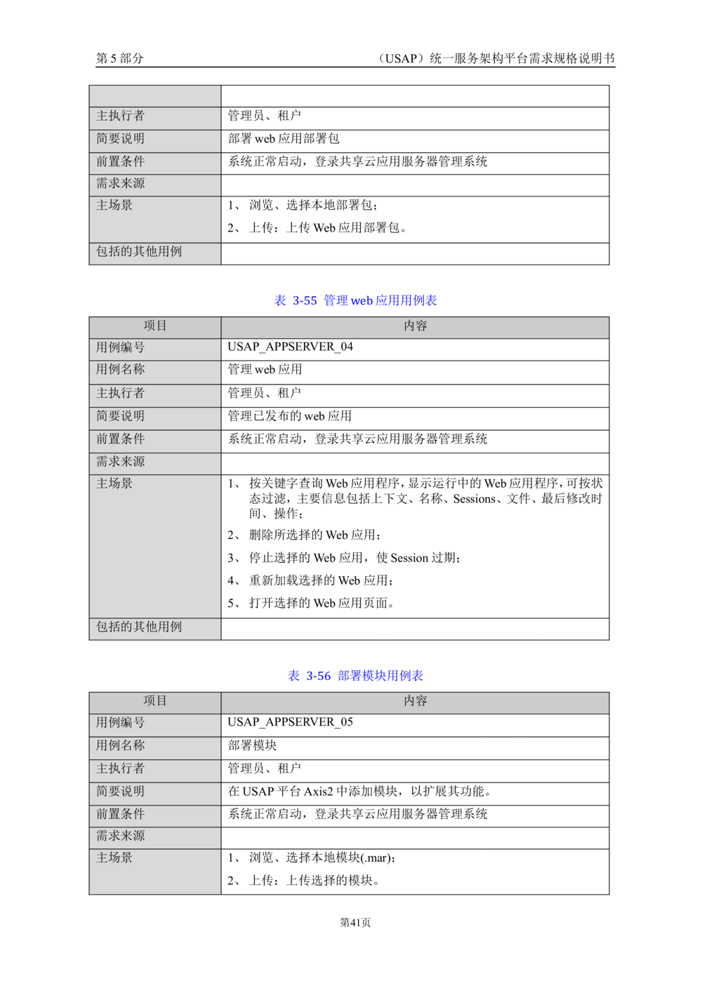 统一服务架构平台需求规格说明书_436套软件开发需求文档_VD516-软件开发需求文档_10各类系统软件开发需求_更新内容