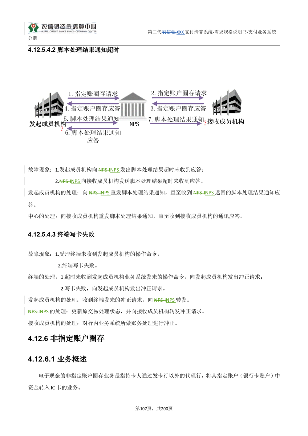 第二代XXX支付业务系统需求规格说明书（分册_436套软件开发需求文档_VD516-软件开发需求文档_10各类系统软件开发需求
