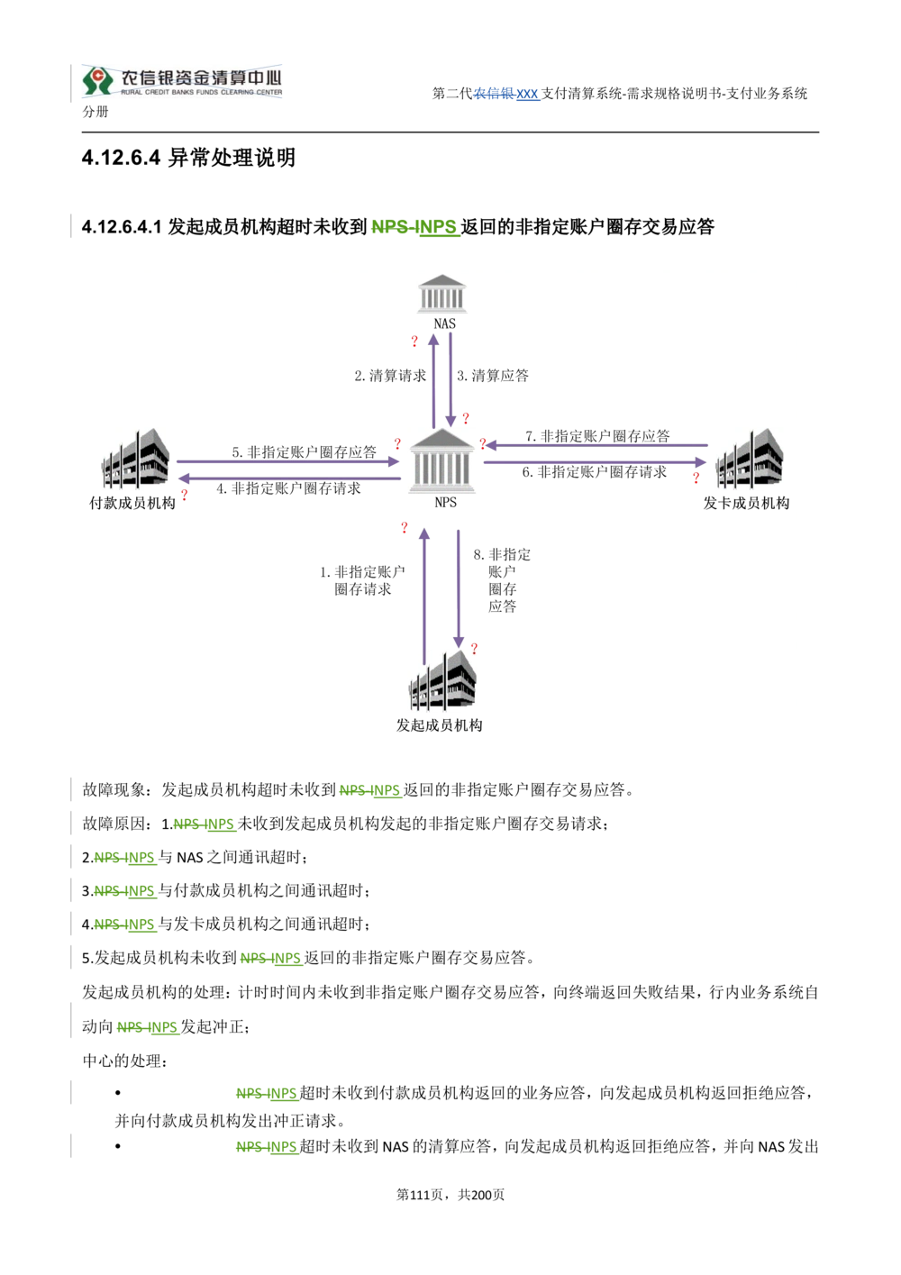 第二代XXX支付业务系统需求规格说明书（分册_436套软件开发需求文档_VD516-软件开发需求文档_10各类系统软件开发需求