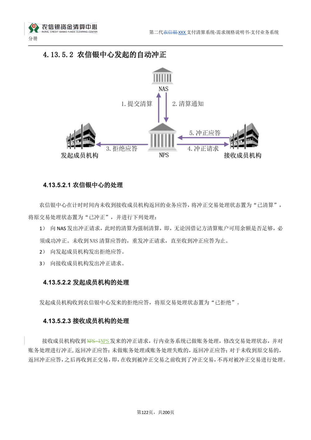第二代XXX支付业务系统需求规格说明书（分册_436套软件开发需求文档_VD516-软件开发需求文档_10各类系统软件开发需求