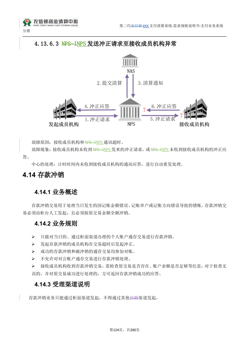 第二代XXX支付业务系统需求规格说明书（分册_436套软件开发需求文档_VD516-软件开发需求文档_10各类系统软件开发需求