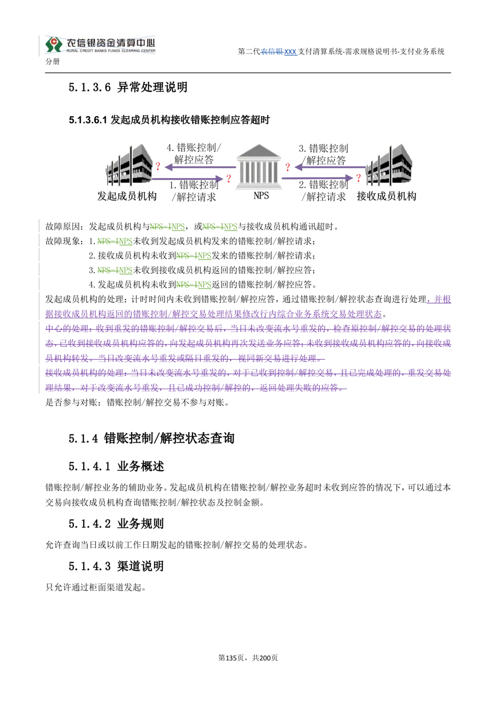 第二代XXX支付业务系统需求规格说明书（分册_436套软件开发需求文档_VD516-软件开发需求文档_10各类系统软件开发需求