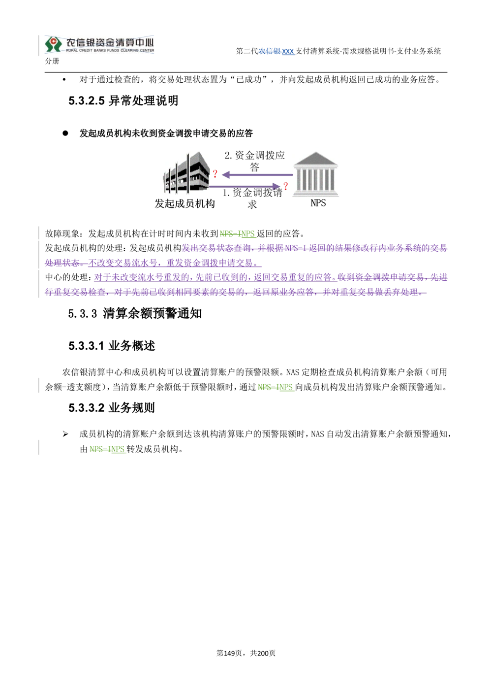 第二代XXX支付业务系统需求规格说明书（分册_436套软件开发需求文档_VD516-软件开发需求文档_10各类系统软件开发需求
