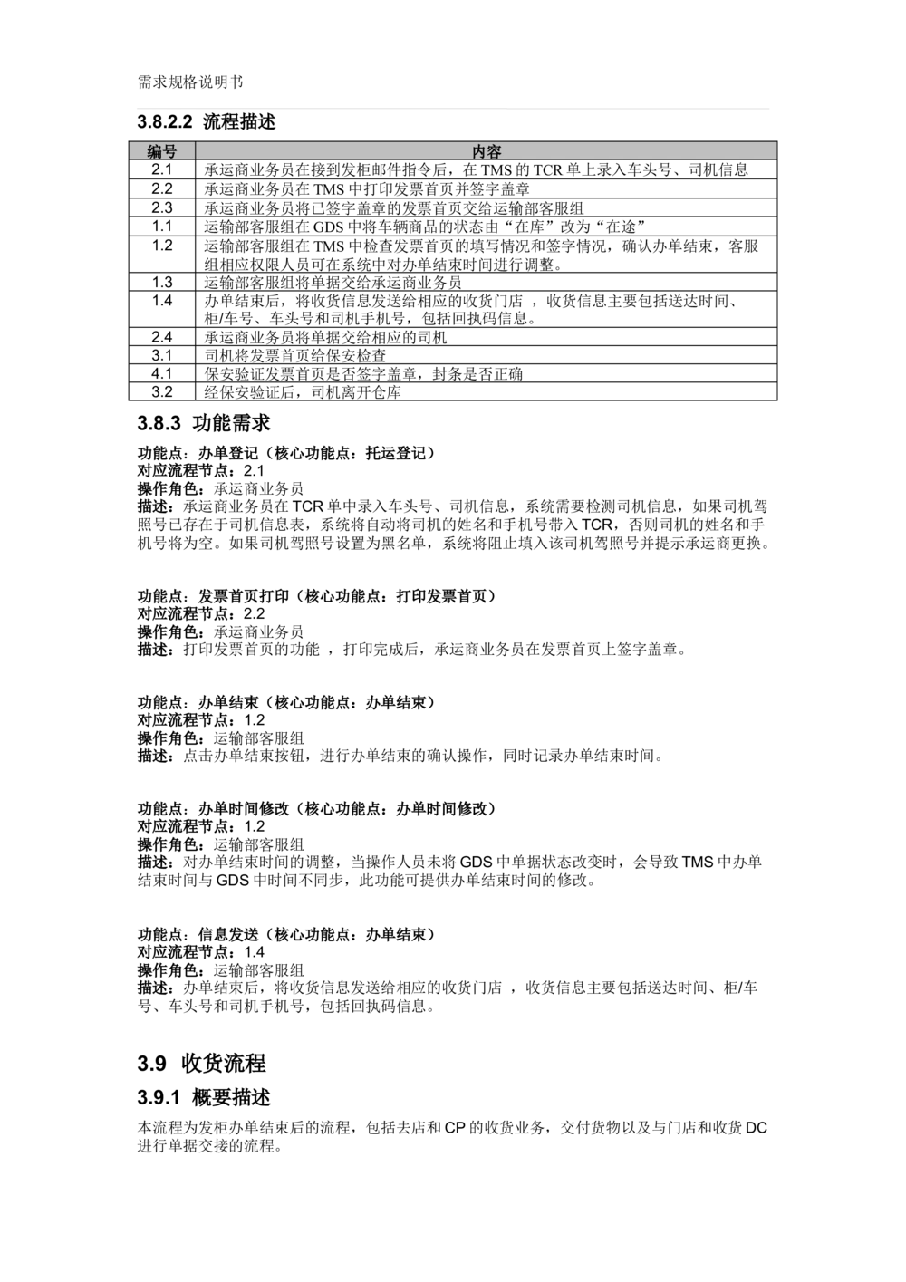 沃尔玛TMS需求规格说明书_v1.3_436套软件开发需求文档_VD516-软件开发需求文档_10各类系统软件开发需求