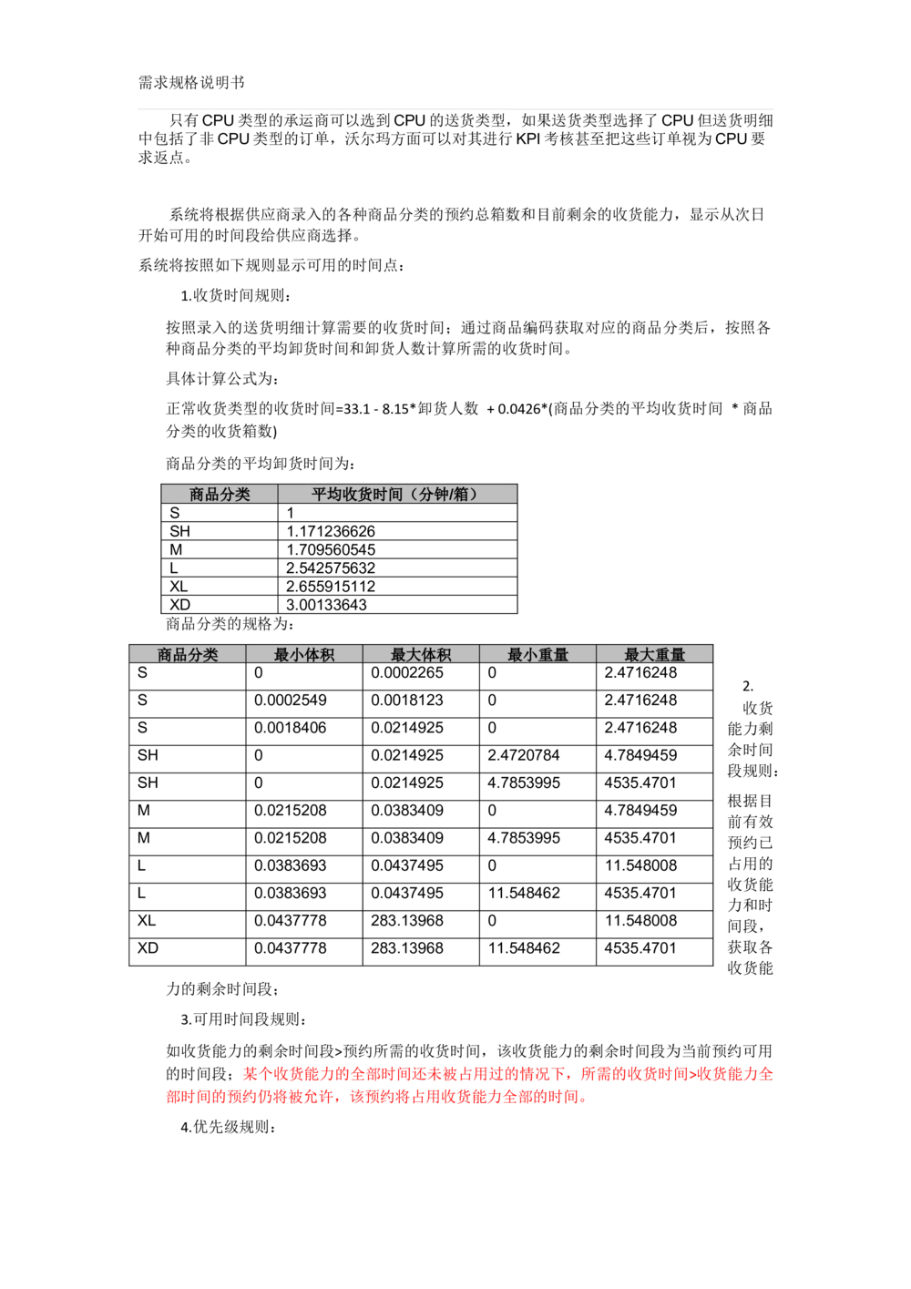 沃尔玛TMS需求规格说明书_v1.3_436套软件开发需求文档_VD516-软件开发需求文档_10各类系统软件开发需求