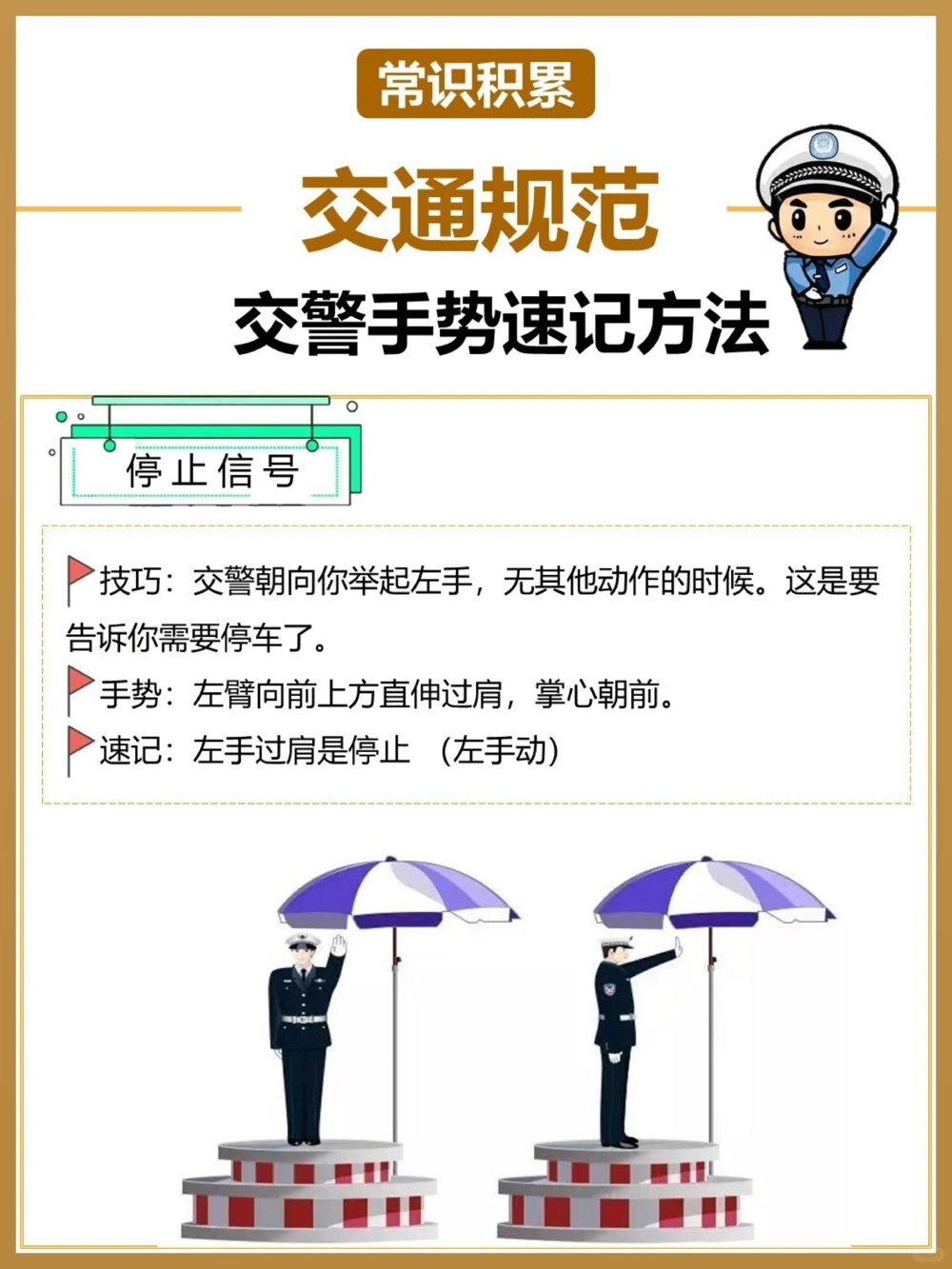 一分钟轻松了解交警手势速记方法_中小学精品资料(高清可打印)_常识知识大全集140份高清资料整理版