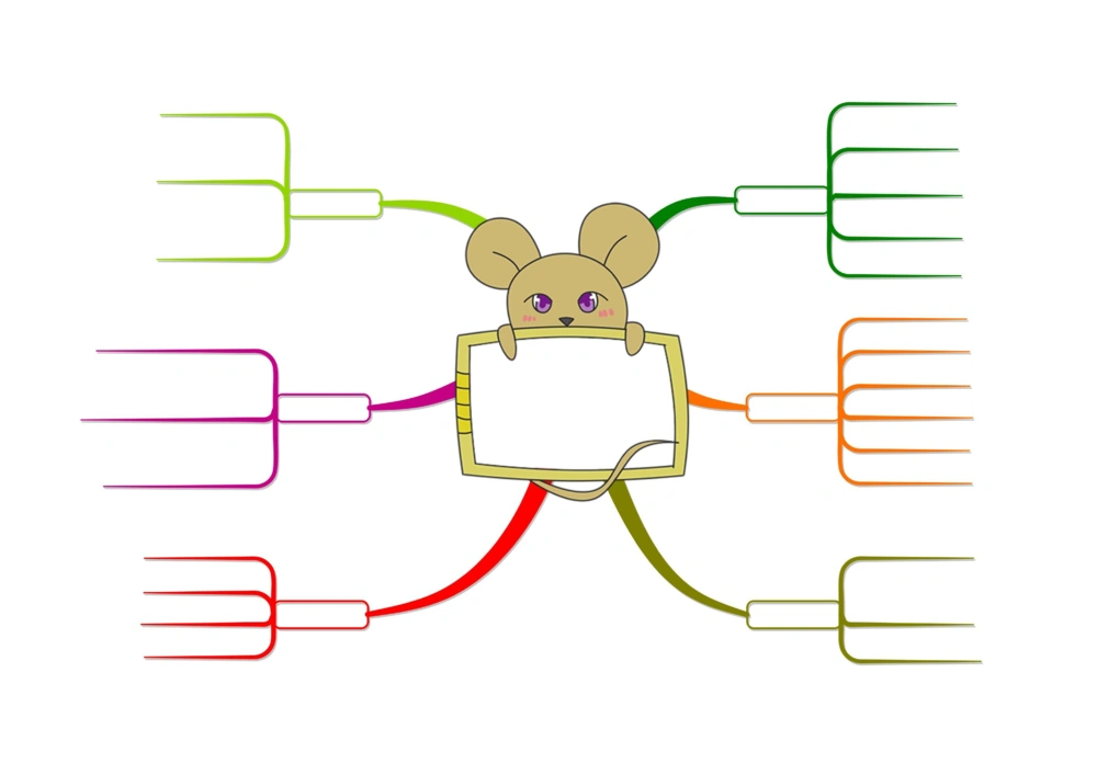 50套彩色导图_小学生思维导图模板50套