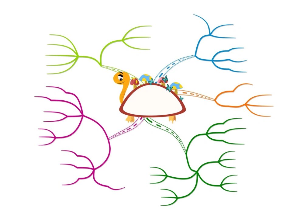 50套彩色导图_小学生思维导图模板50套