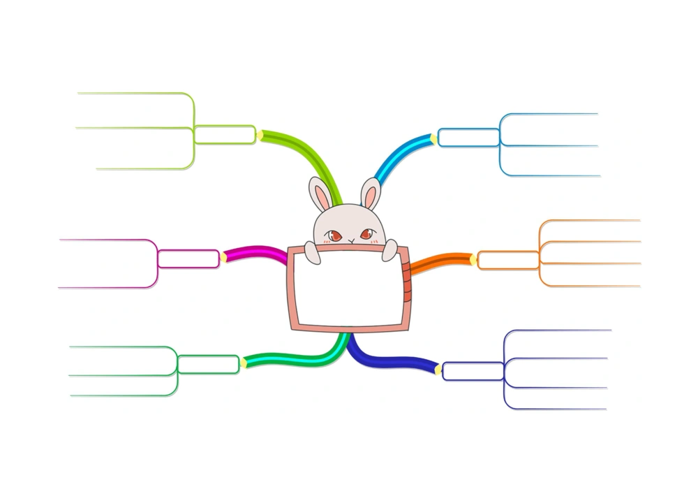 50套彩色导图_小学生思维导图模板50套