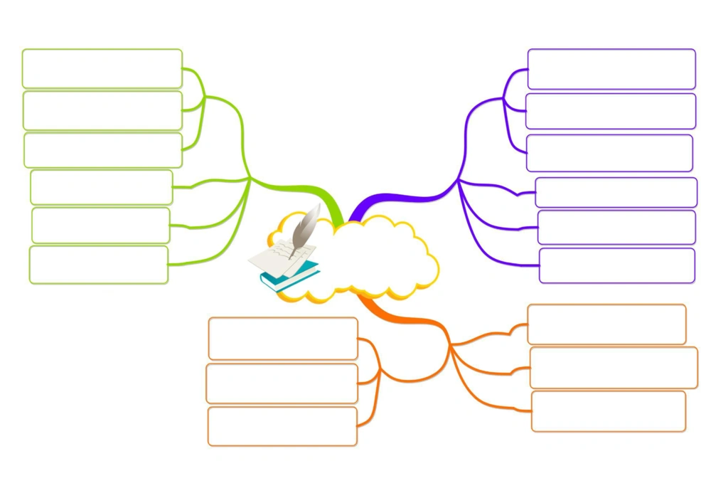 50套彩色导图_小学生思维导图模板50套