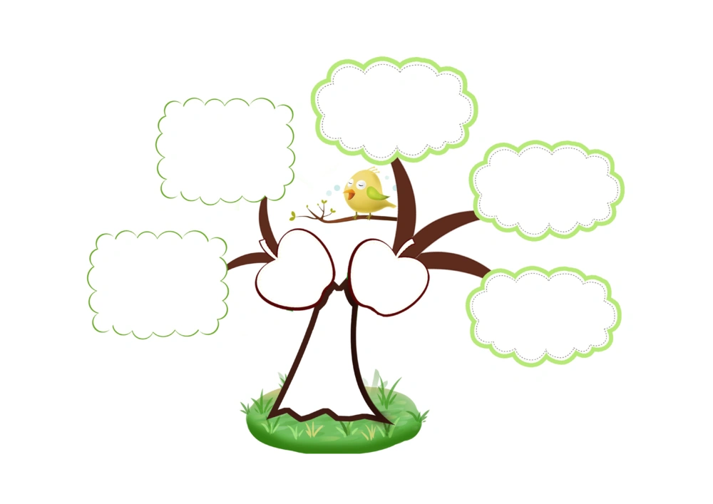 50套彩色导图_小学生思维导图模板50套