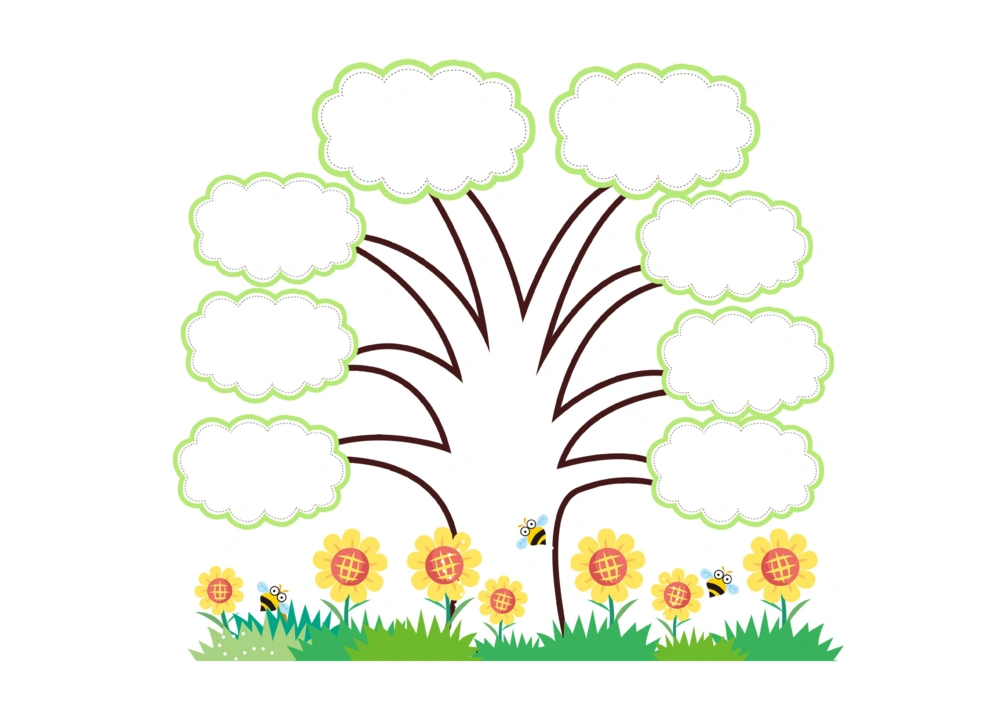 50套彩色导图_小学生思维导图模板50套