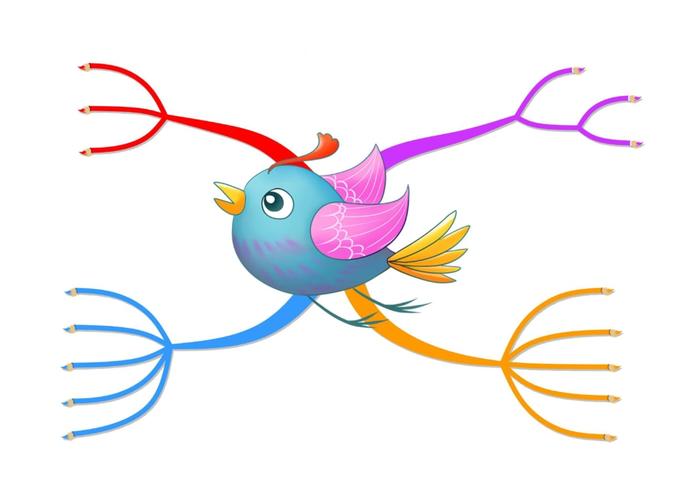 50套彩色导图_小学生思维导图模板50套