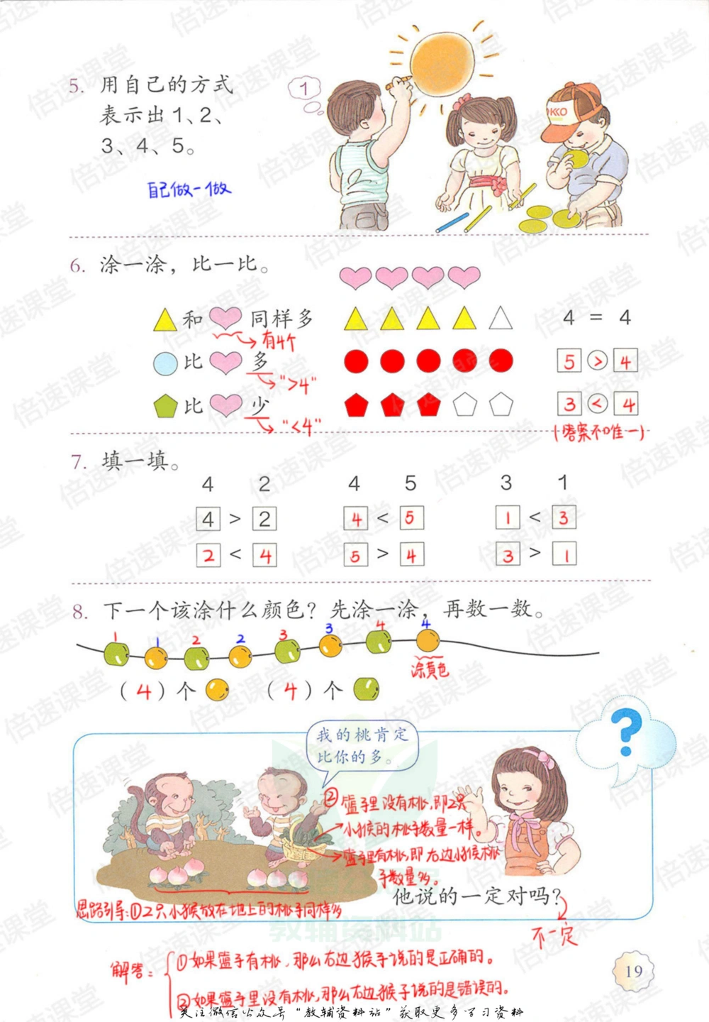 一年级上册数学人教版课堂笔记_小学初中学霸笔记类资料汇总6.33GB_小学同步课堂笔记2.76GB_1~6年级上册数学人教版课堂笔记