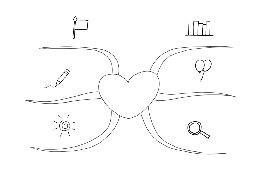 50套黑白导图_小学生思维导图模板50套