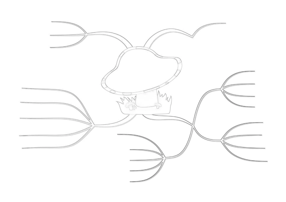 50套黑白导图_小学生思维导图模板50套