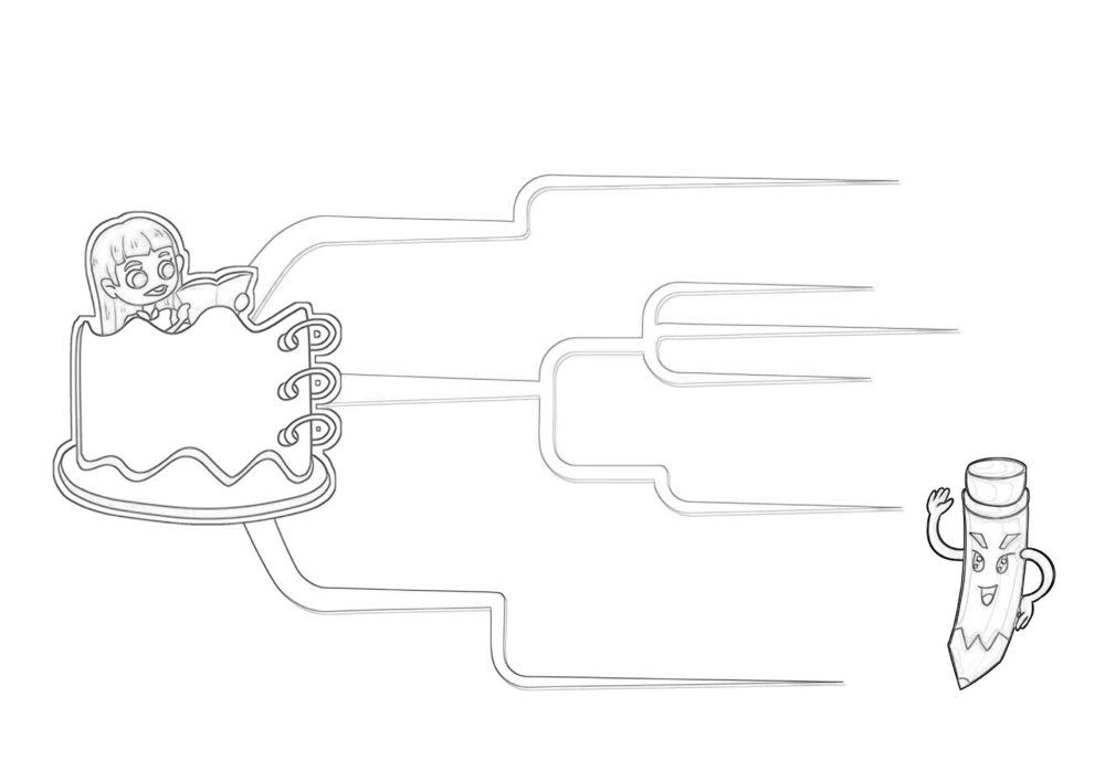 50套黑白导图_小学生思维导图模板50套