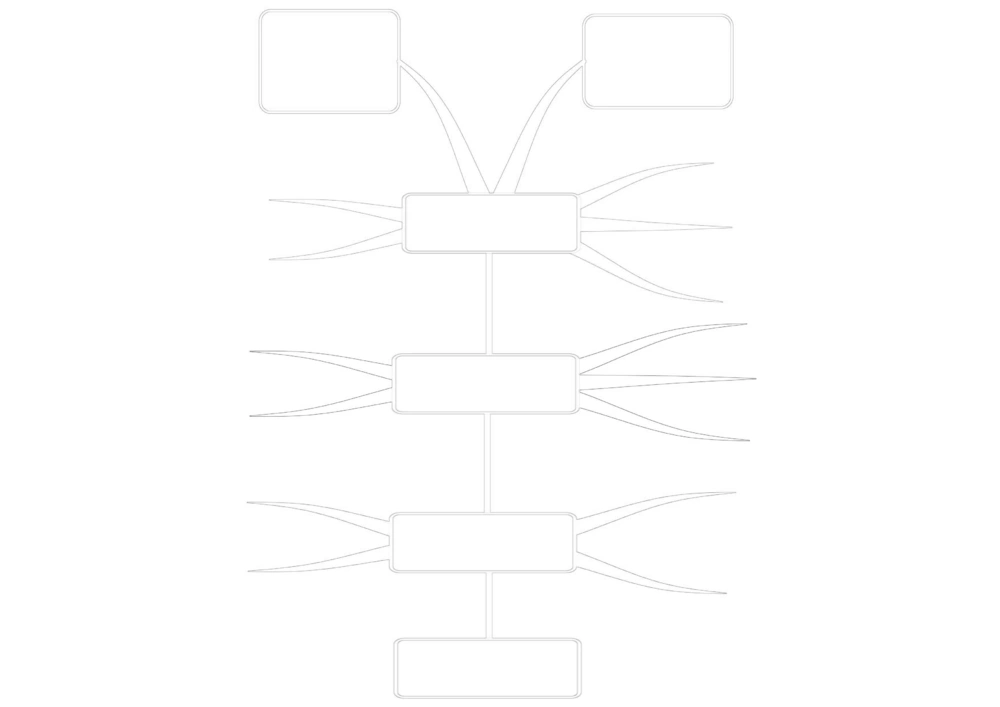 50套黑白导图_小学生思维导图模板50套