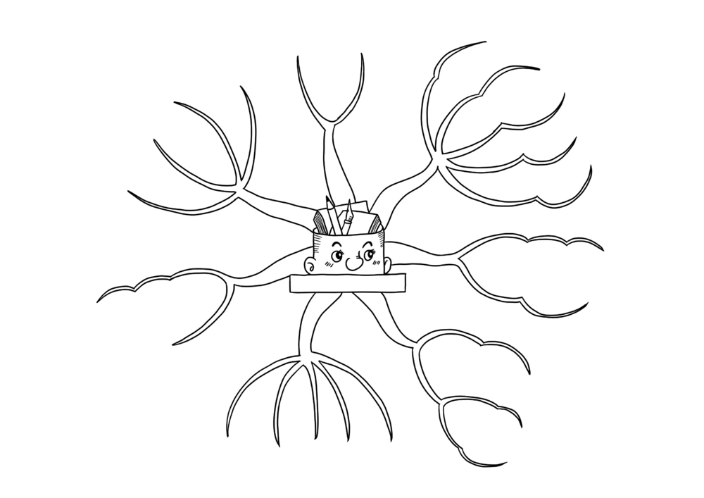 50套黑白导图_小学生思维导图模板50套